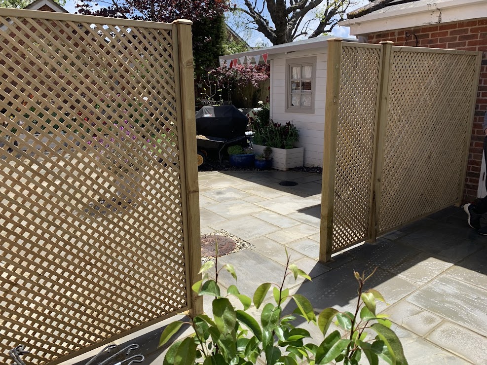 6ft six foot Privacy Trellising