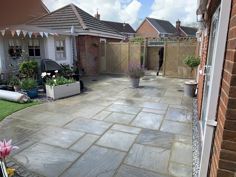 Patio Pathway Kandla Grey Indian Sandstone